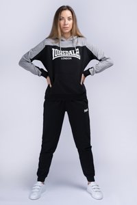 Lonsdale LURGAN - Pantaloni sportivi - black/grey