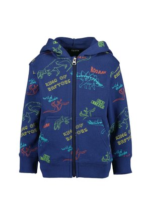 Blue Seven BASICS - Zip-up sweatshirt - dk blau dino