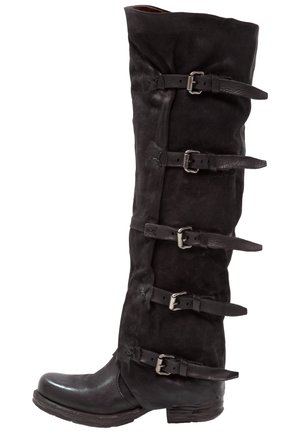 Overknee laarzen - black