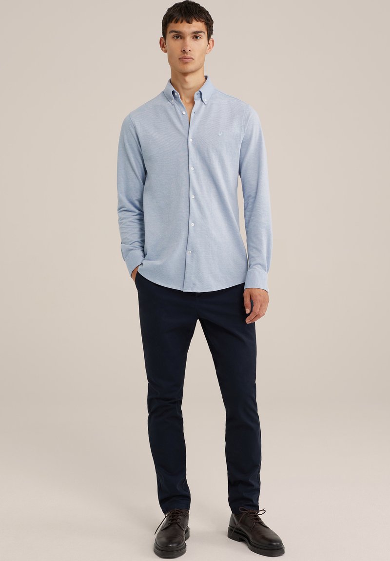 WE Fashion Overhemd blauw denim/bluedenim