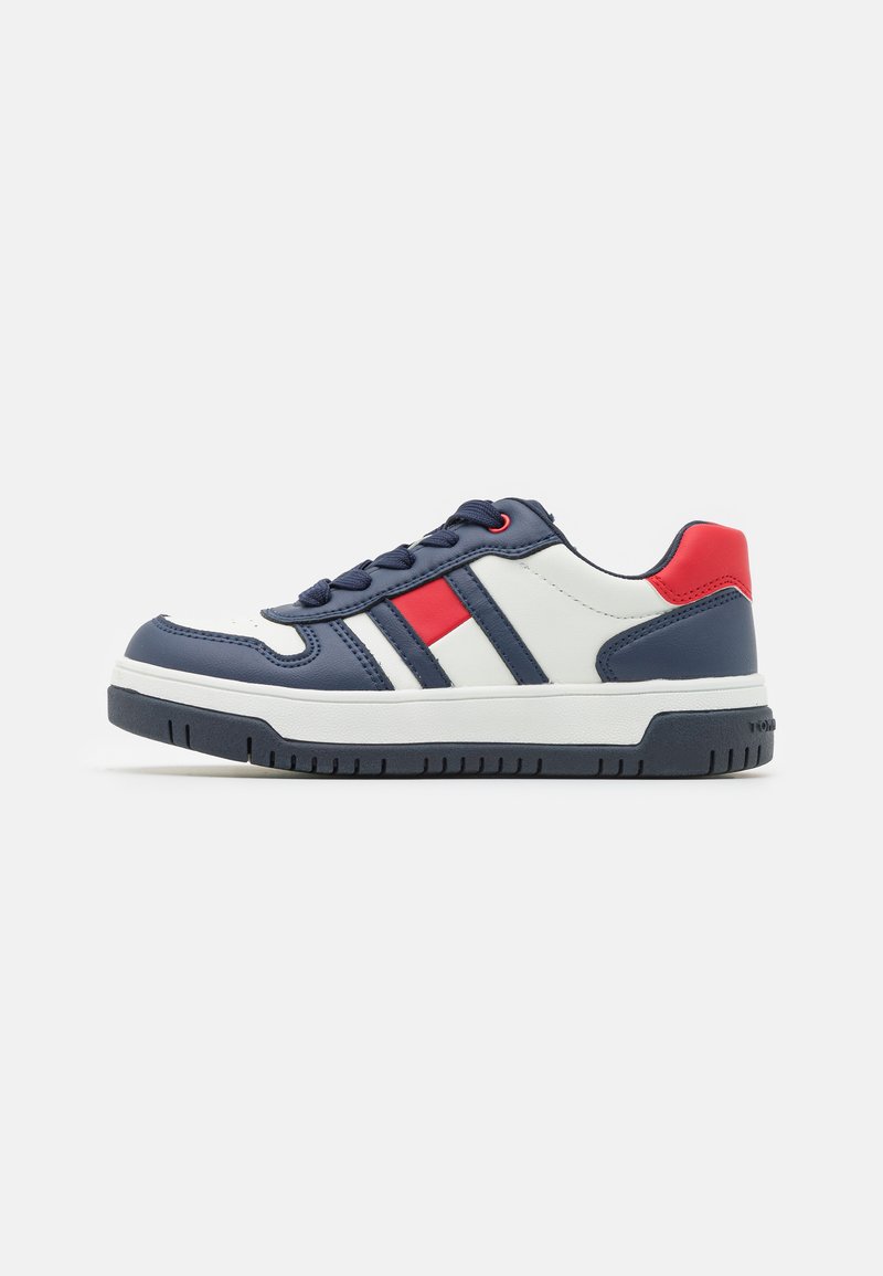 Tommy Hilfiger UNISEX - Baskets basses - blue/off white/red