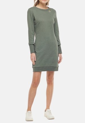 Žerzejové šaty - green