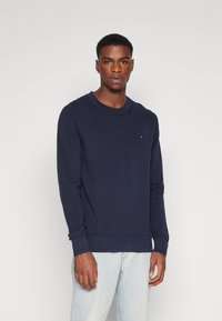 Tommy Hilfiger - CHAIN RIDGE C NECK - Strickpullover - desert sky Thumbnail-Bild 1