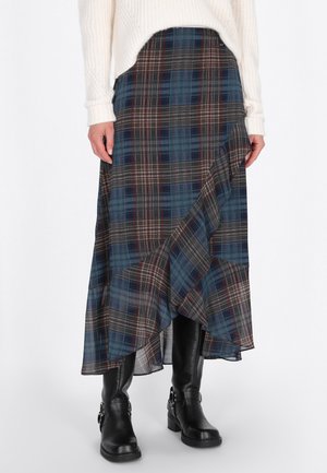 Wrap skirt - grey check