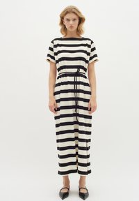 InWear LONG - Maxi ruha - black whisper white