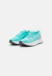 adidas Performance DURAMO SL W - Tenisice za cestovno trčanje - flash aqua/footwear white/silver dawn
