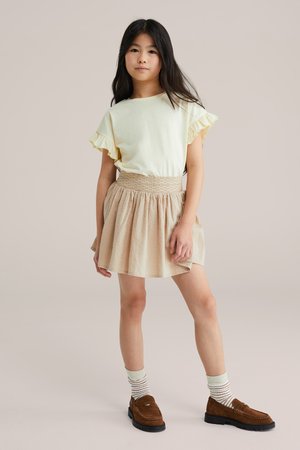 WE Fashion T-Shirt print - light yellow