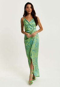 Liquorish ANIMAL PRINT WRAP - Maxi dress - multicoloured