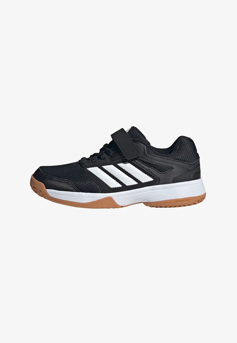 adidas Performance COURT INDOOR - Topánky na volejbal - core black cloud white core black