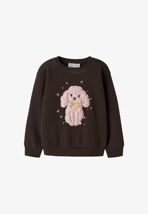 Name it, NMFPNURUBY NREG SWEAT BRU - Sweatshirt - sealbrown brown