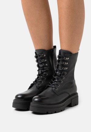 BECK - Lace-up ankle boots - black