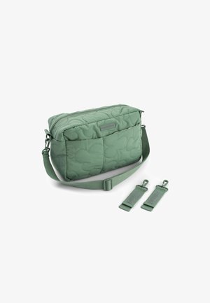 QUILTED STROLLER - Previjalna torba - green