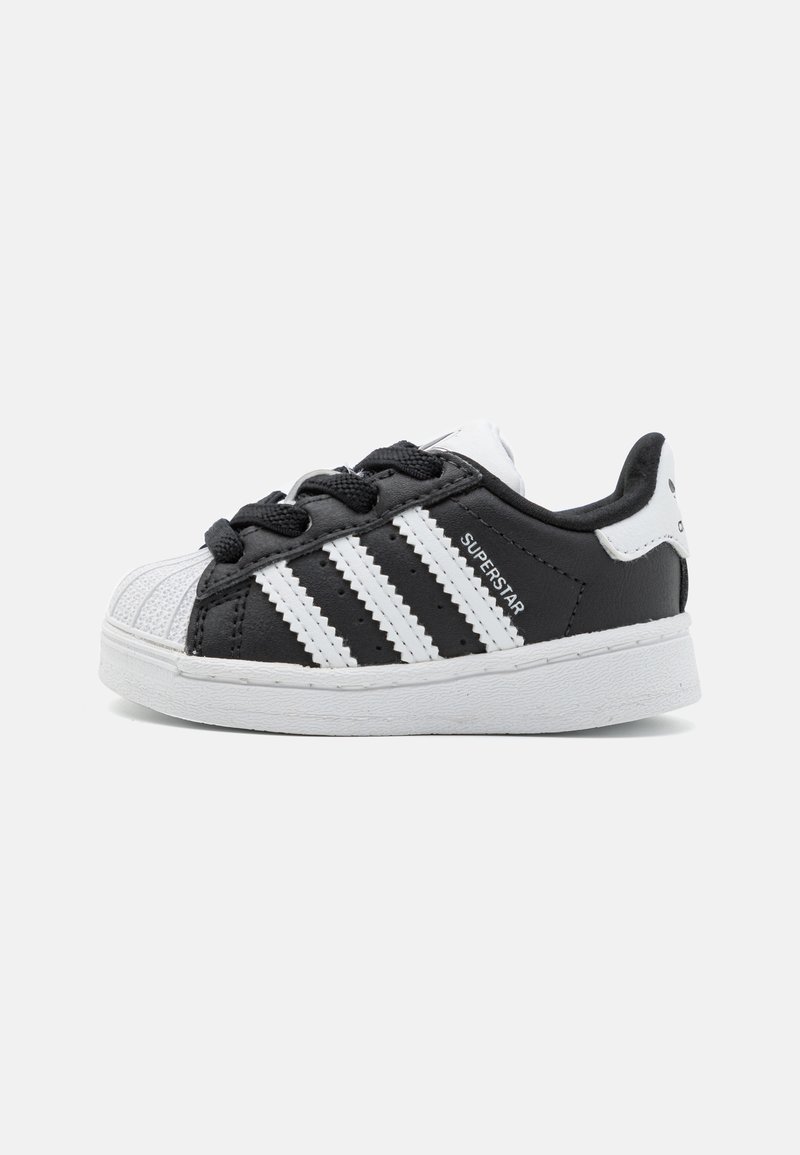 adidas Originals SUPERSTAR ELASTIC LACE - Sneakers - core black/footwear white
