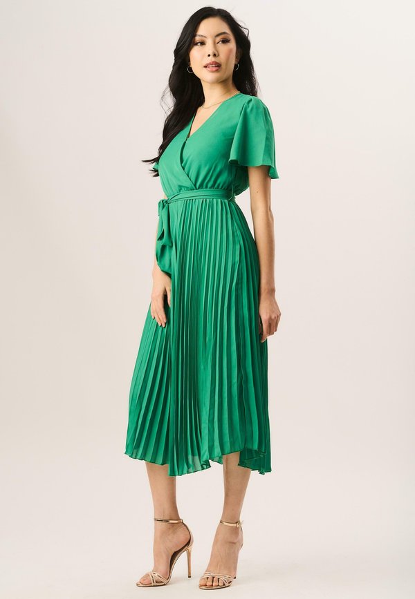 SLEEVES PLEATED MIDI WRAP   - Day dress3