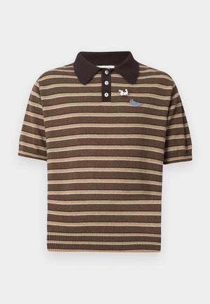 PIN UP PATROL UNISEX - Πόλο - brown