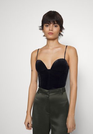 MADDY BUSTIER - Blouse - black