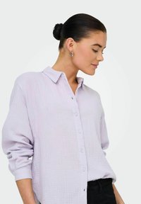 JDY LANGARM JDYTHEIS - Button-down blouse - thistle