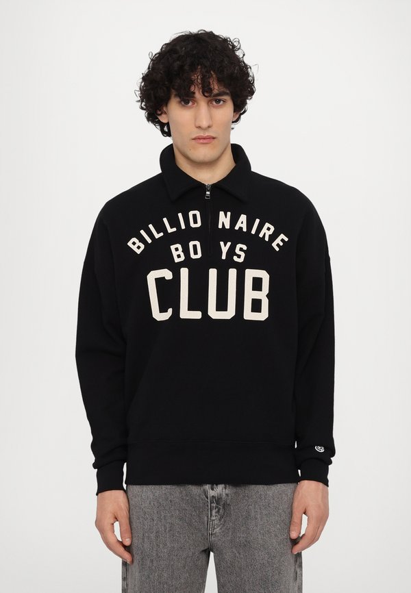 COLLARED HALF ZIP SWEATER - Sweatshirt