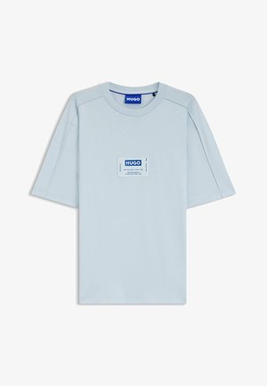 HUGO, HUGO NROMO - T-shirts print - open blue