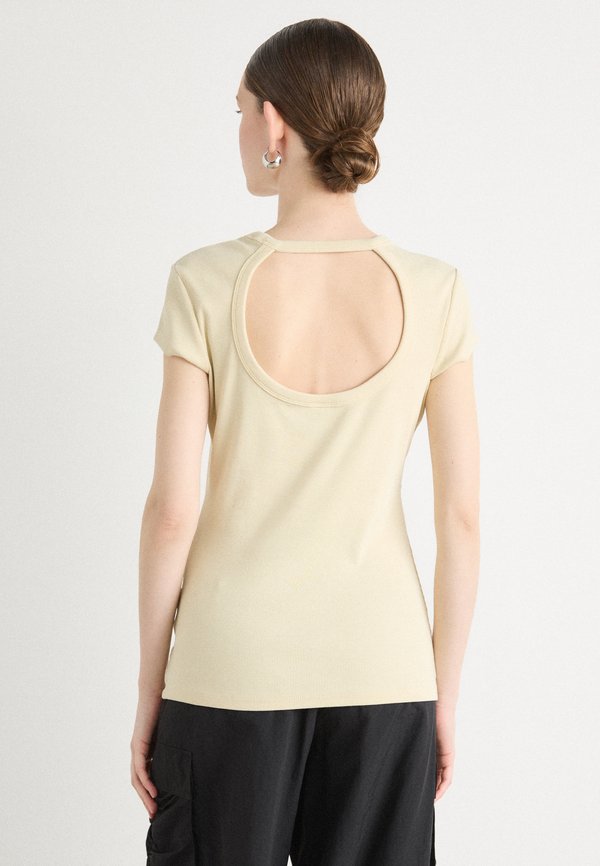 ESIMA - Print T-shirt - open beige