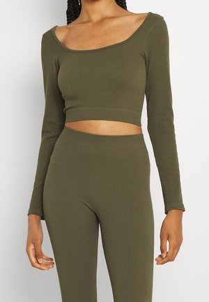 Långärmad tröja - dark green