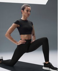OYSHO COMPRESSIVE SHORT-SLEEVED TANK  - Sportfelső - black