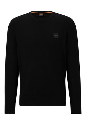 KANOVANO - Strickpullover - black