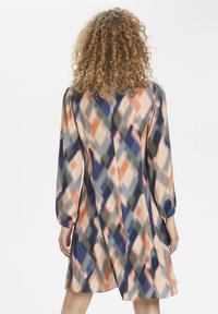 Denim Hunter Day dress - coral