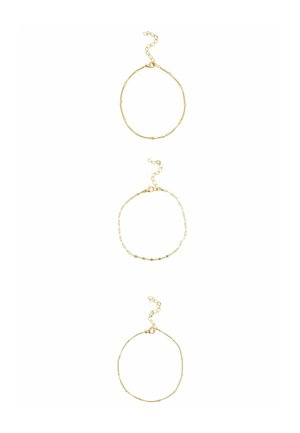 WATERPROOF DELICATE 3 PACK - Pulsera - gold tone