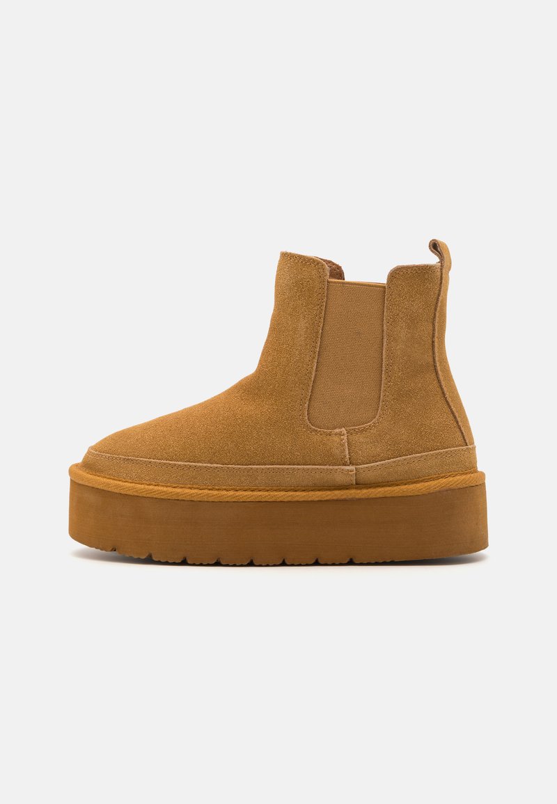 Even&Odd Wide Fit Talvisaappaat - cognac