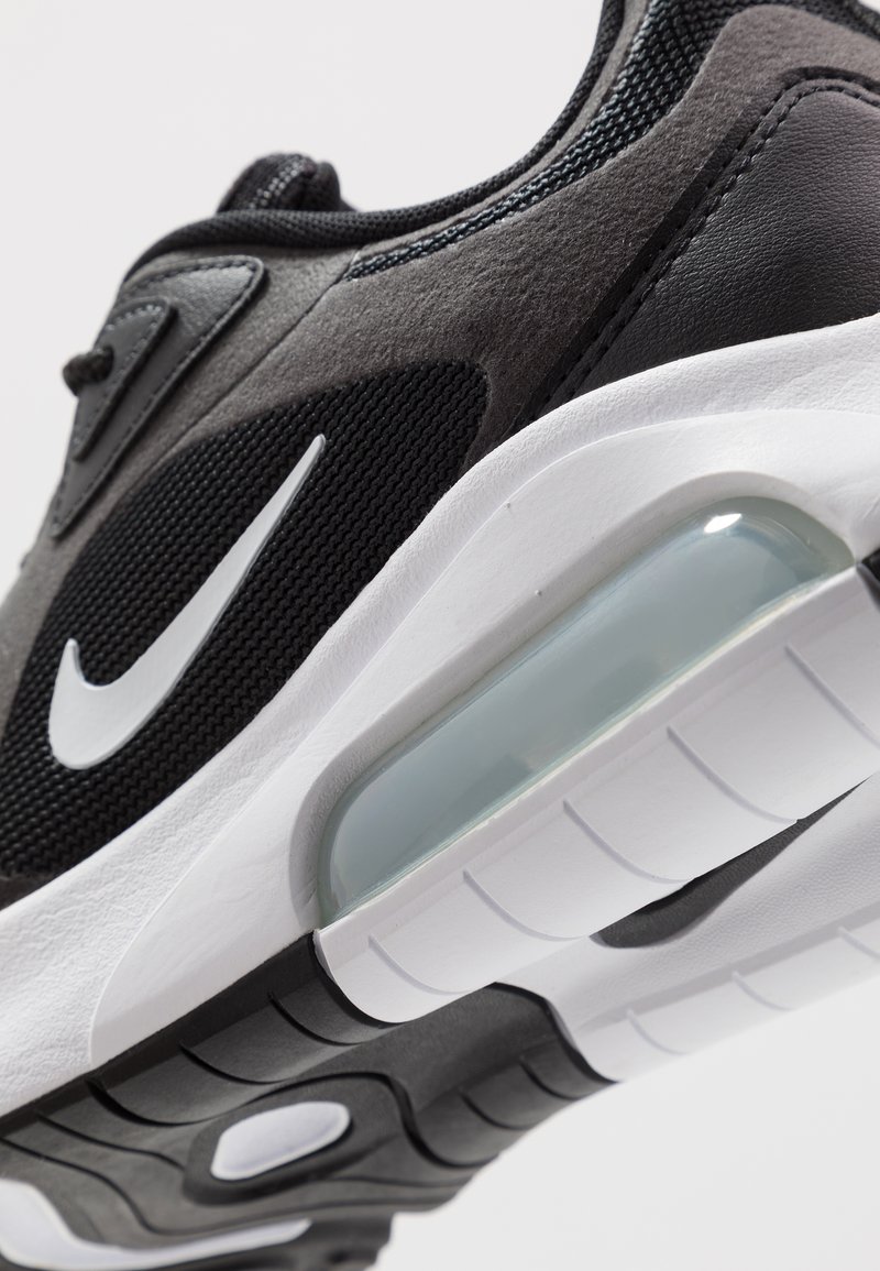 Nike Sportswear Air Max 200 Sneaker Low Black White Off Noir Metallic Silver Schwarz Zalando De