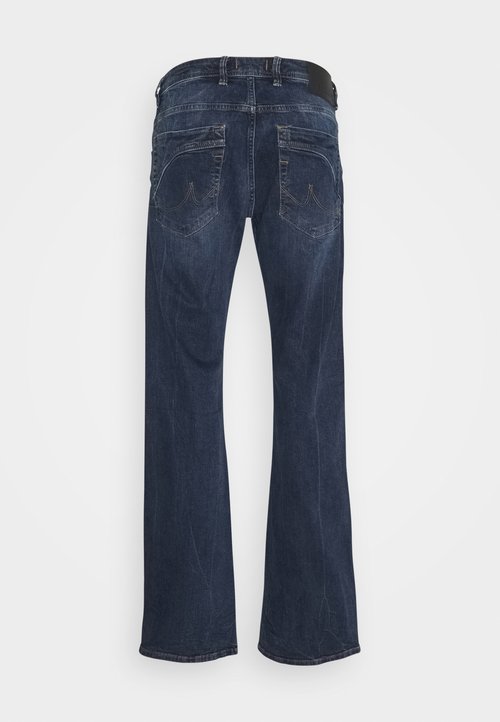 TOM TAILOR MARVIN - Straight leg jeans - dark-blue denim/donkerblauw