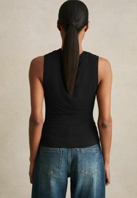Reiss DANI STRETCH-RUCHED - Top - black