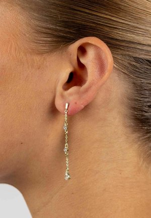 SNÖ of Sweden, TRINITY SHORT CHAIN EAR - Ohrringe - g clear