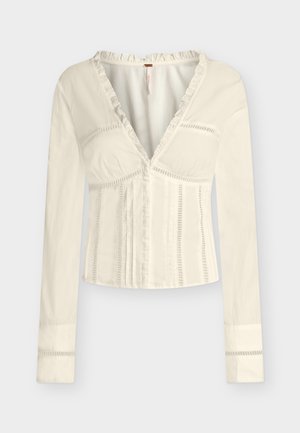 FRANKIE CORSET - Nööpidega pluus - clean ivory