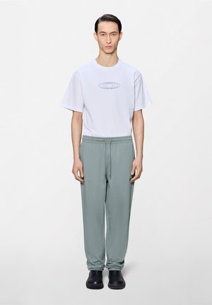 Rains CLASSIC CUFF PANTS BLURRED UNISEX - Παντελόνι φόρμας - shadow