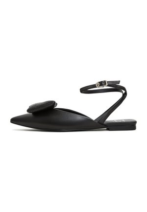 FLAT  - Ballerinasko m/ rem - black