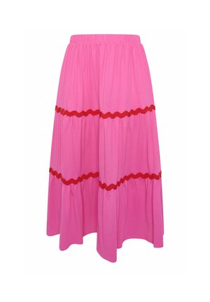 Yours Clothing, PLUS SIZE MAXI SKIRTS. - Maxinederdele - bright pink
