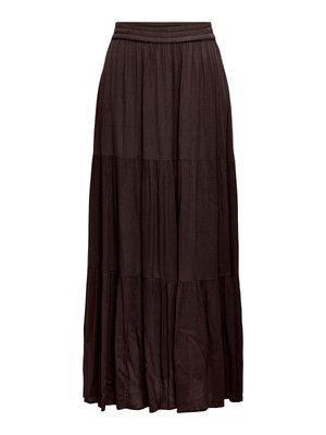 ONLY ONLMIKKA LIFE LONG SKIRT WVN NOOS - Maxirok - black coffee