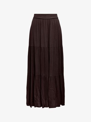 ONLY ONLMIKKA LIFE LONG SKIRT WVN NOOS - Maxirok - black coffee