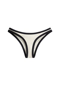 OYSHO CONTRAST TRIM COVERAGE - Spodní díl bikin - stone