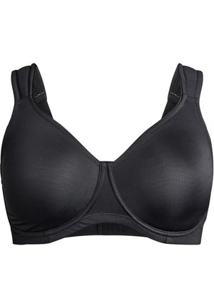 Devoted By Zizzi, BEQUEMER UND GEFORMTEN CUPS - Bøjle-bh - black