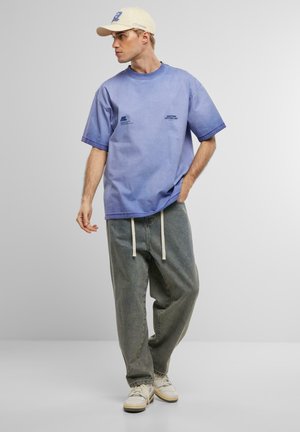 Print T-shirt - blue