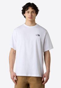 The North Face HALF DOME PHOTO  - Print T-shirt - tnf white anthracite gr