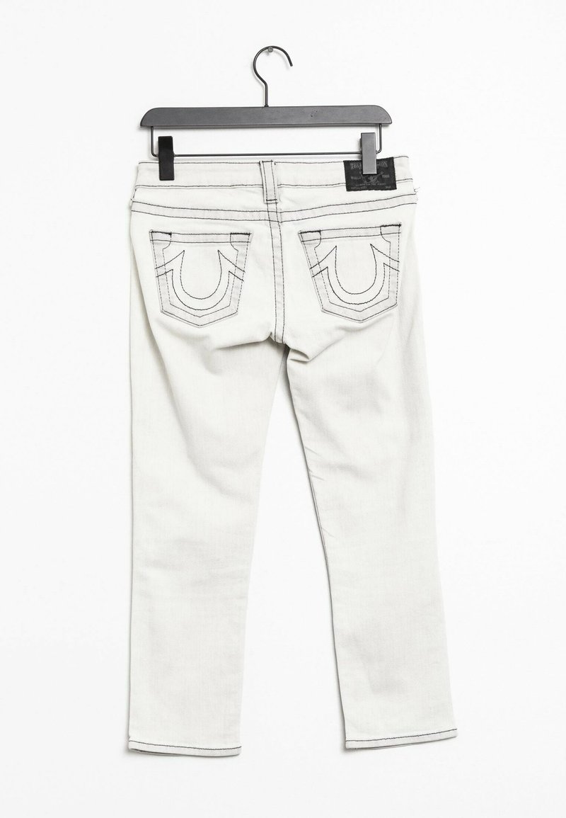 True Religion Straight leg jeans white (Pre-owned) Zalando