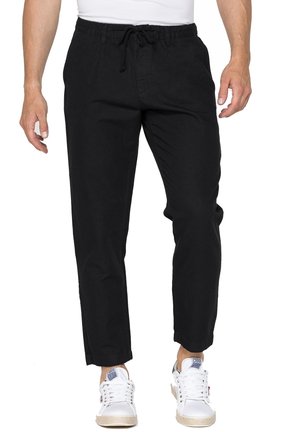 Carrera Jeans CHINO DRAWSTRING - Pantaloni - nero