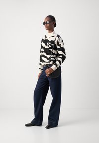 Mos Mosh GLAM - Pernera ancha - dark blue