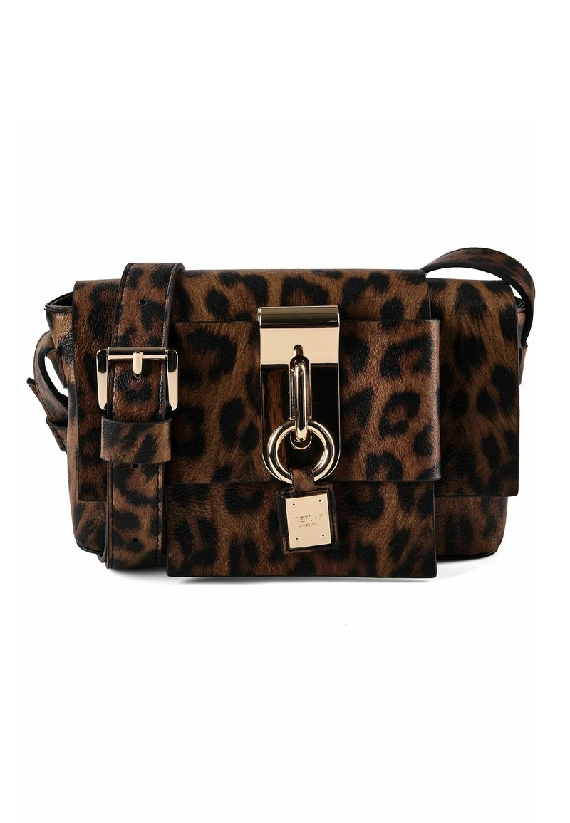 Replay UMHÄNGETASCHE 20 CM - Cross body bag - monks robe/brown - Zalando