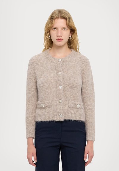 Ida Sjöstedt KRISTIN CARDIGAN - Cardigan - soft beige