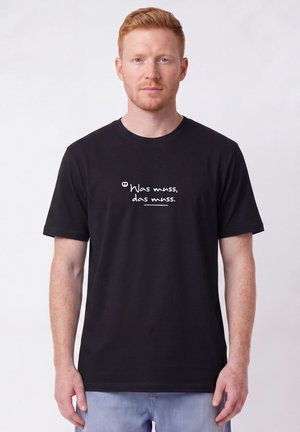 watapparel, WAS MUSS DAS MUSS - T-Shirt print - black